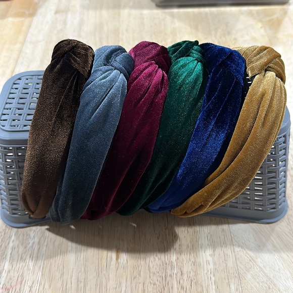 Headbands Twist Knot Turban Velvet - Picture 2 of 2